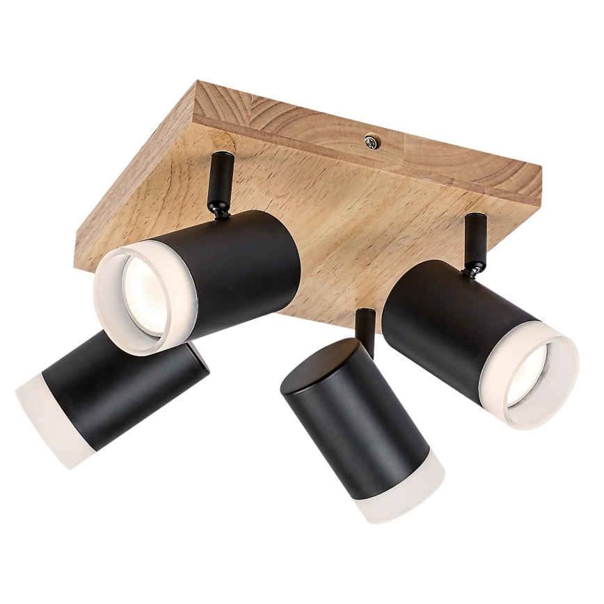 Rabalux - Ceiling spotlight 4xGU10/5W/230V oak