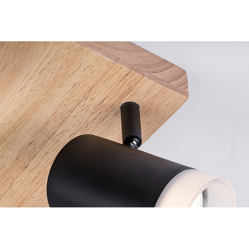 Rabalux - Ceiling spotlight 4xGU10/5W/230V oak