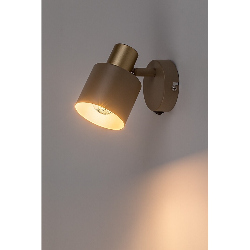 Rabalux - Wall-mounted spotlight 1xE14/10W/230V beige