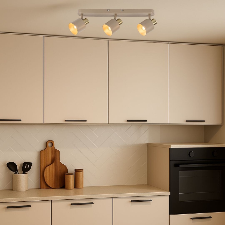 Rabalux - 3xE14/10W/230V Spotlight, Beige