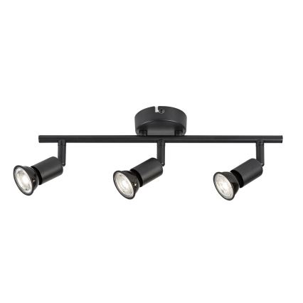 Rabalux - 3x GU10 Spotlight, 25W/230V, Black