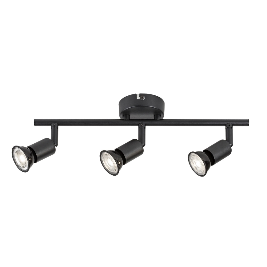 Rabalux - 3x GU10 Spotlight, 25W/230V, Black