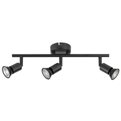 Rabalux - 3x GU10 Spotlight, 25W/230V, Black