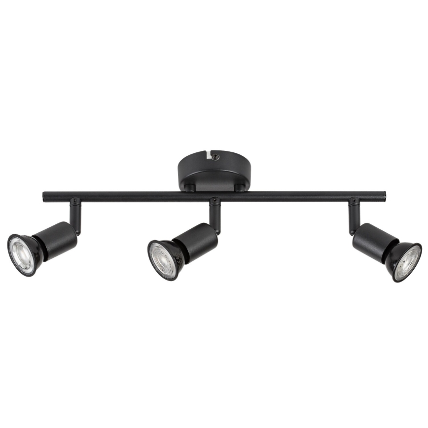 Rabalux - 3x GU10 Spotlight, 25W/230V, Black