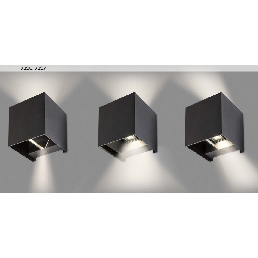 Rabalux - Outdoor wall light 1xG9/42W/230V IP54 black