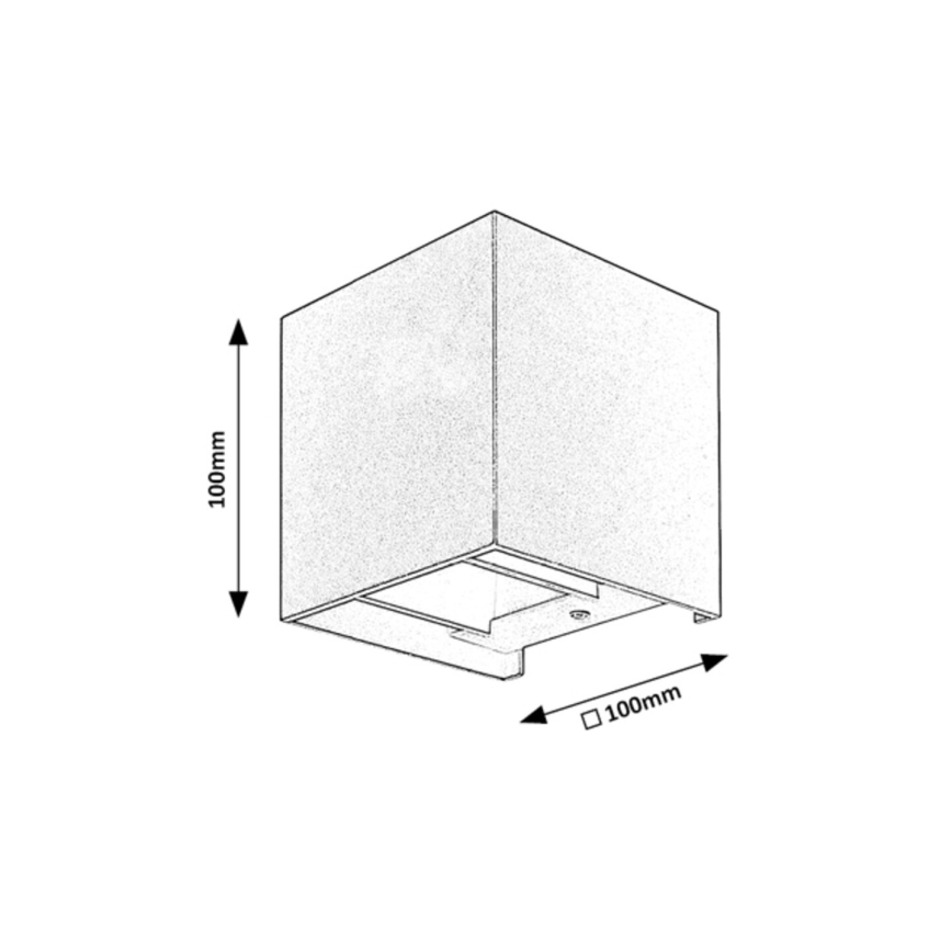 Rabalux - Outdoor wall light 1xG9/42W/230V IP54 white