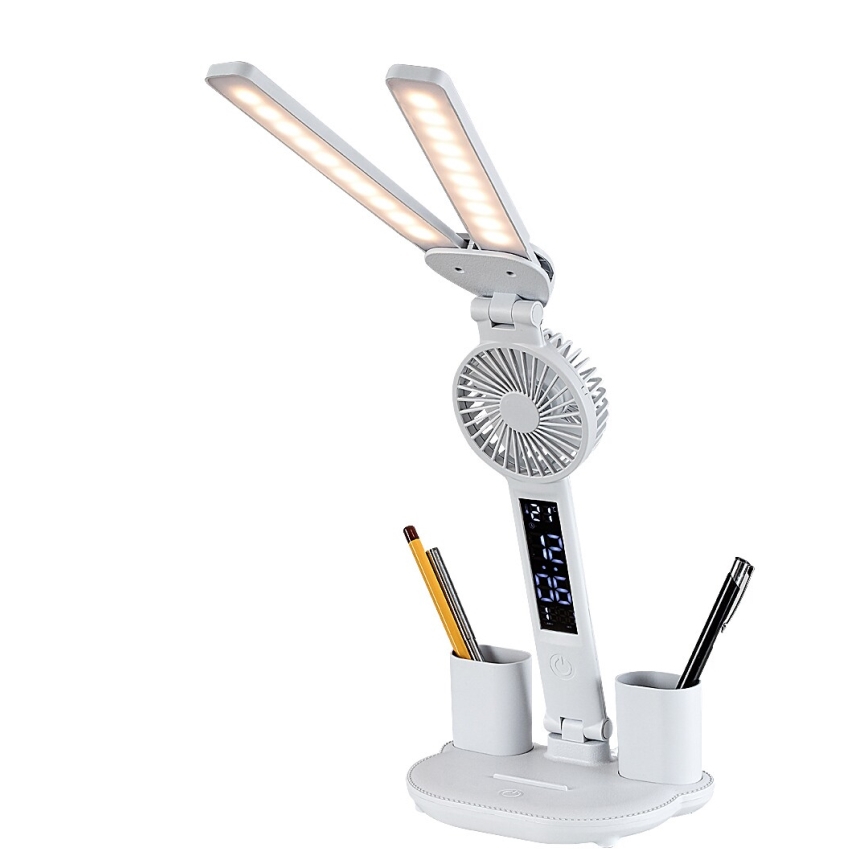 Rabalux - Dimmable LED Desk Lamp with Fan LED/7W/5V 3000/4000/6500K