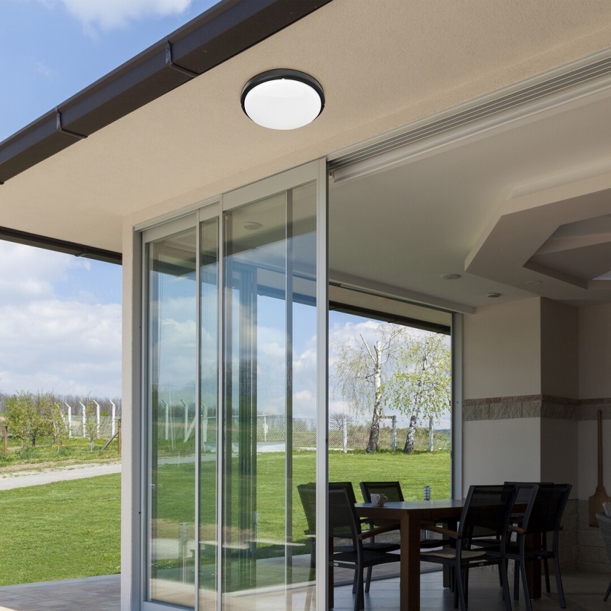 Rabalux - LED Outdoor ceiling light LED/15W/230V IP54 black
