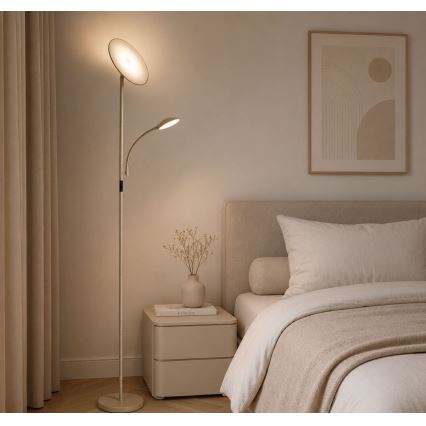 Rabalux - Dimmable LED floor lamp LED/23W/230V 3000/4200/6500 beige