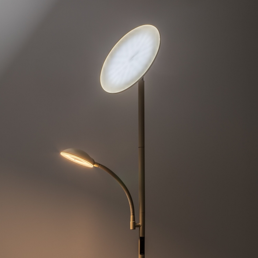 Rabalux - Dimmable LED floor lamp LED/23W/230V 3000/4200/6500 beige