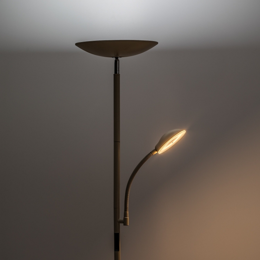 Rabalux - Dimmable LED floor lamp LED/23W/230V 3000/4200/6500 beige