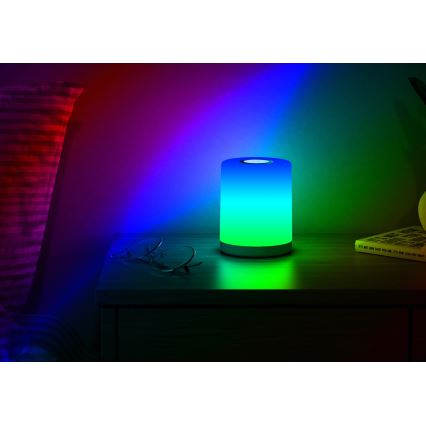 Rabalux - LED RGB Rechargeable table lamp LED/0,8W/5V 1800mAh