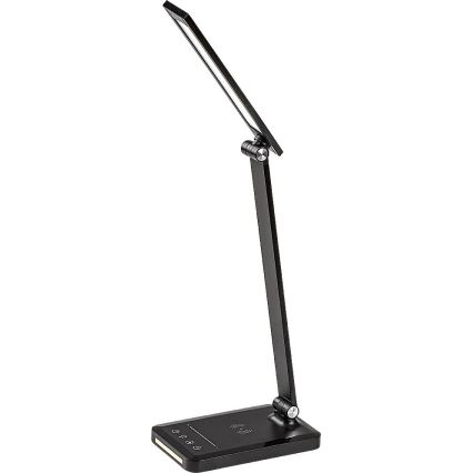 Rabalux 74213 - LED Dimmable flexible table lamp with wireless charging QI and USB LED/5W/5V 3000-6500K