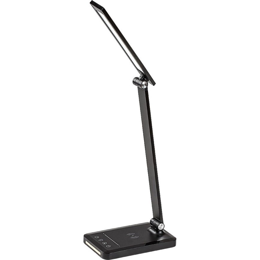 Rabalux 74213 - LED Dimmable flexible table lamp with wireless charging QI and USB LED/5W/5V 3000-6500K