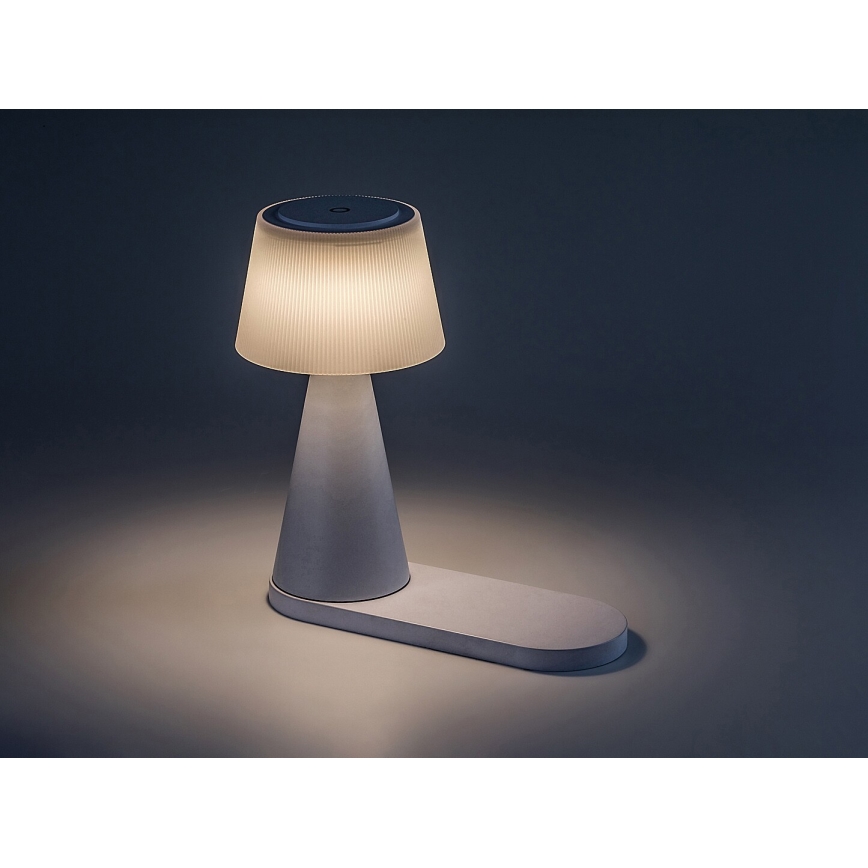 Rabalux - LED Dimmable rechargeable table lamp with wireless charging LED/5W/5V 3000/4000/5000K