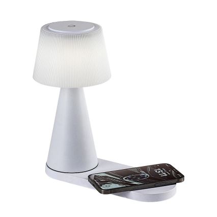 Rabalux - LED Dimmable rechargeable table lamp with wireless charging LED/5W/5V 3000/4000/5000K