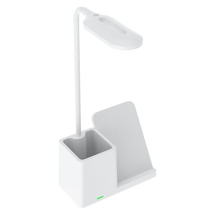 Rabalux - LED Dimmable table lamp with wireless charging QI LED/4W/5V 3000/4000/6500K white
