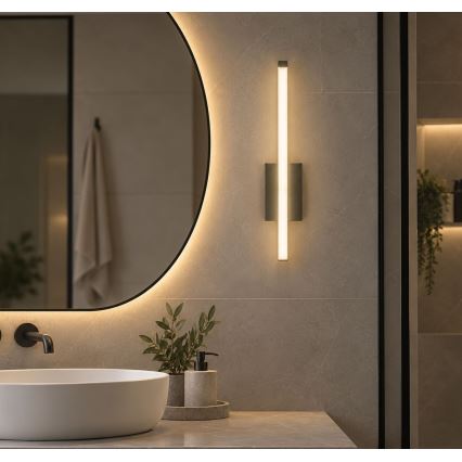 Rabalux - LED Bathroom Wall Light LED/10W/230V 4000K IP44 Anthracite