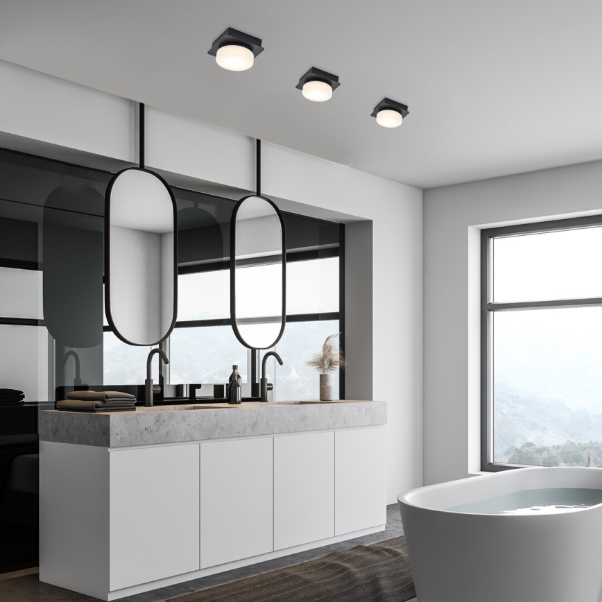 Rabalux - LED Ceiling bathroom light LED/5W/230V IP44 4000K black