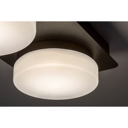 Rabalux - LED Ceiling bathroom light 2xLED/5,5W/230V IP44 black