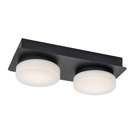 Rabalux - LED Ceiling bathroom light 2xLED/5,5W/230V IP44 black