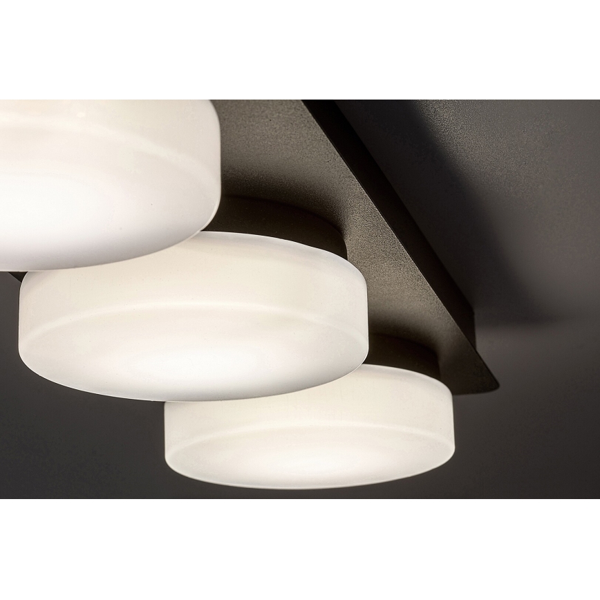 Rabalux - LED Ceiling bathroom light 3xLED/6W/230V IP44 black