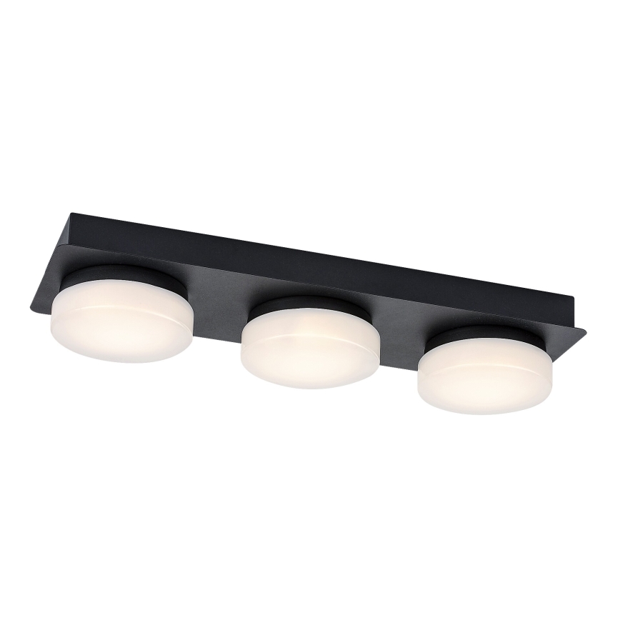 Rabalux - LED Ceiling bathroom light 3xLED/6W/230V IP44 black