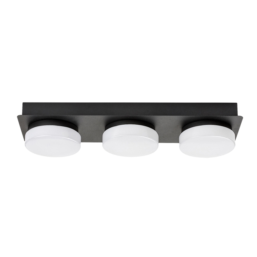 Rabalux - LED Ceiling bathroom light 3xLED/6W/230V IP44 black