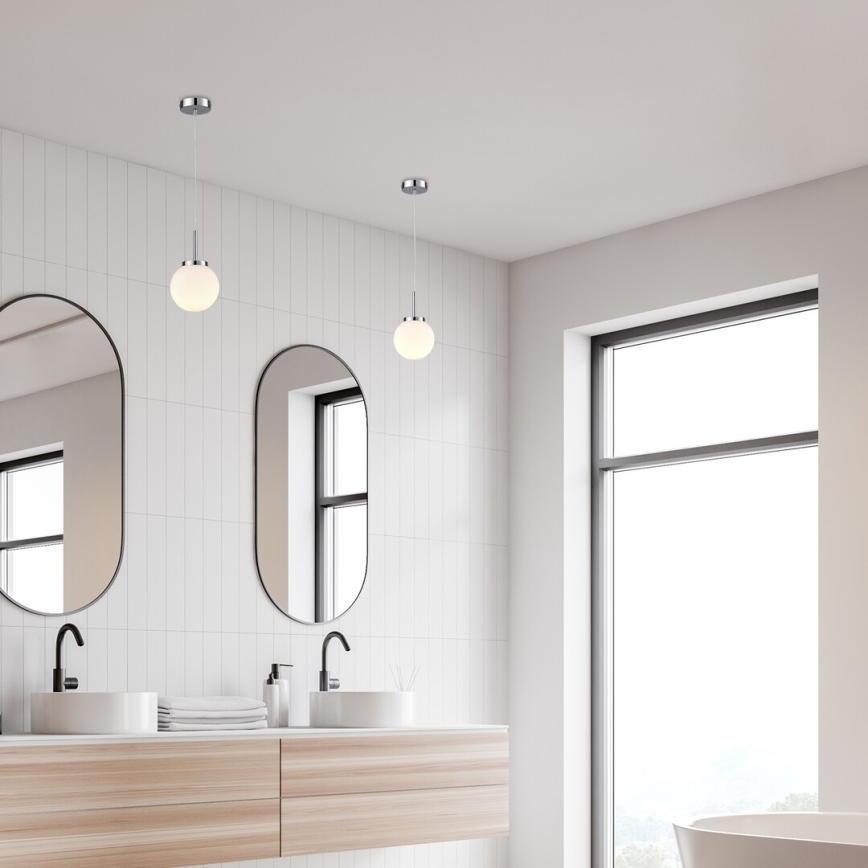 Rabalux - Bathroom chandelier on a string 1xE14/40W/230V IP44 shiny chrome