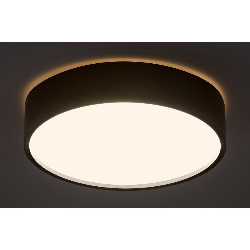 Rabalux - LED Ceiling light LED/18W/230V IP44 4000K d. 28 cm black