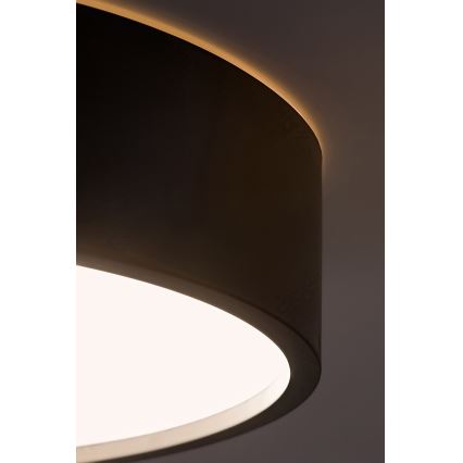 Rabalux - LED Ceiling light LED/18W/230V IP44 4000K d. 28 cm black