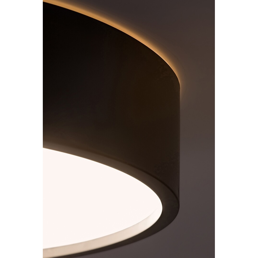 Rabalux - LED Ceiling light LED/18W/230V IP44 4000K d. 28 cm black
