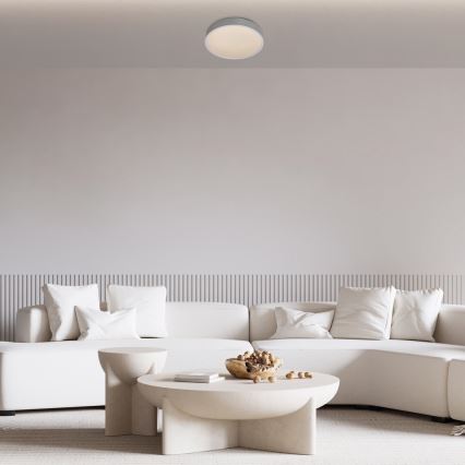 Rabalux - LED Ceiling light LED/18W/230V IP44 4000K silver d. 28 cm