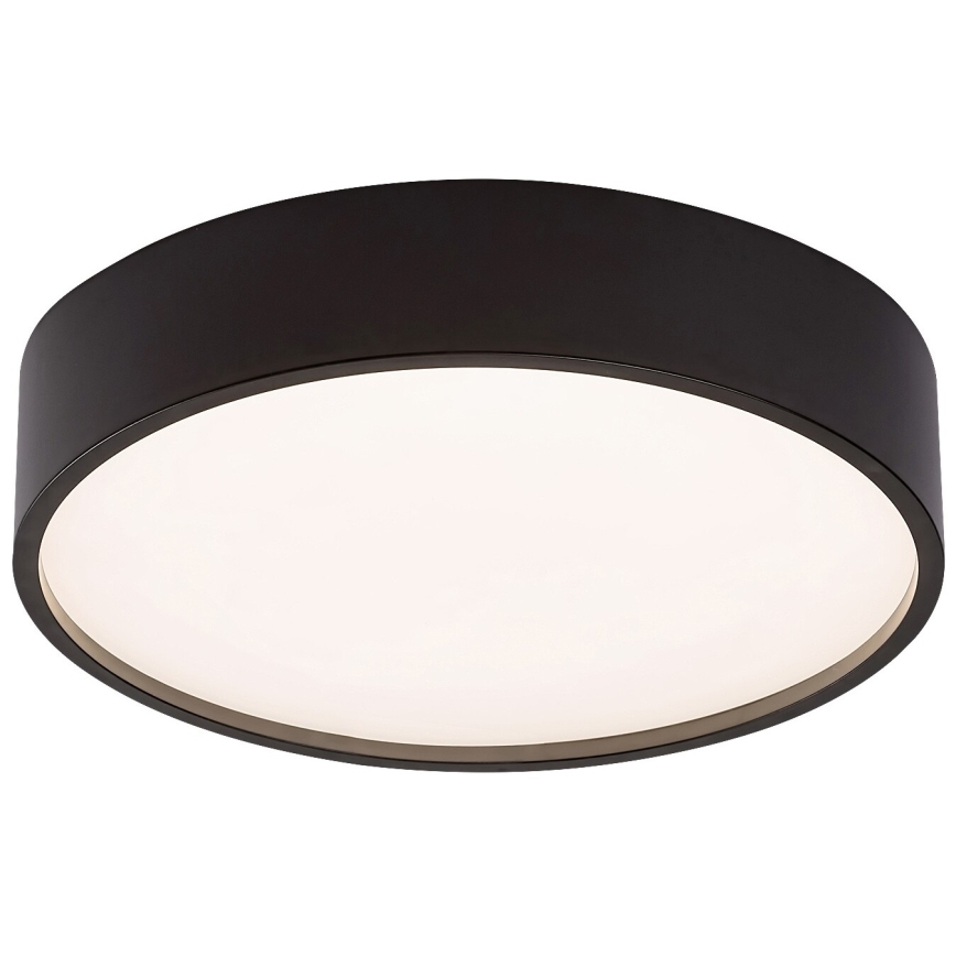 Rabalux - LED Ceiling light with a sensor LED/19W/230V IP44 4000K d. 28,5 cm black