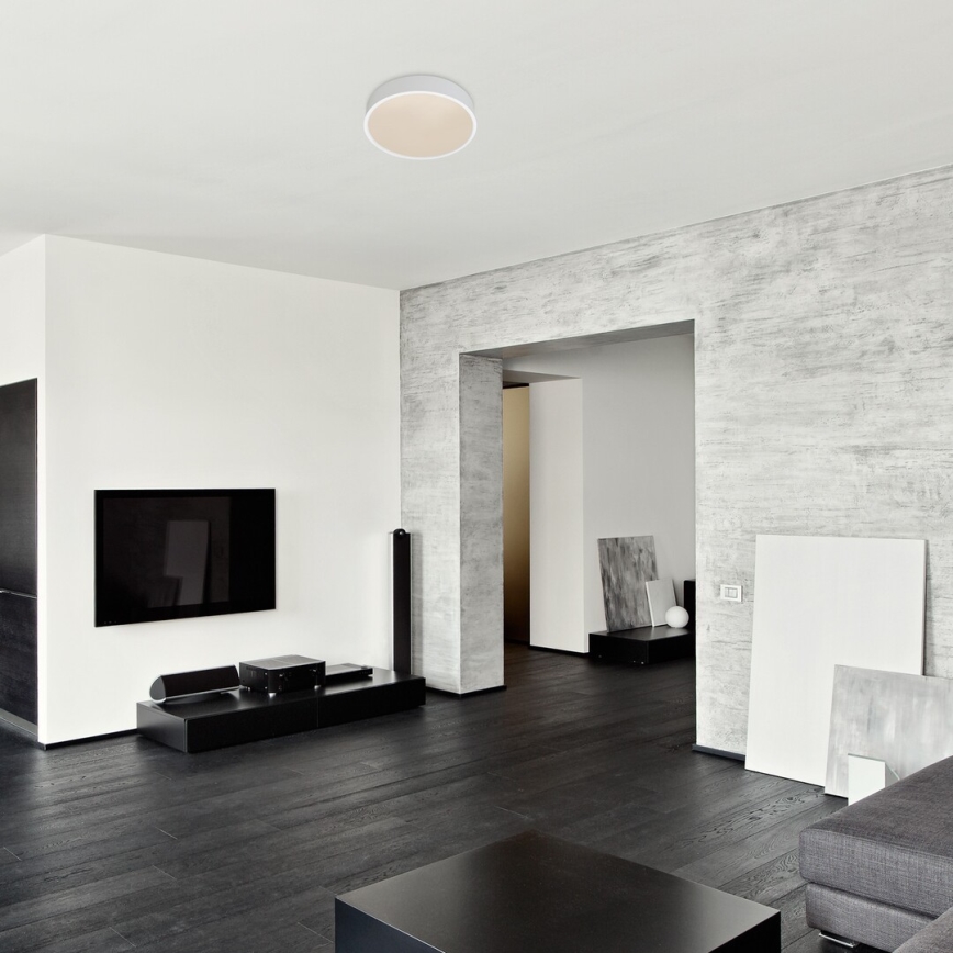 Rabalux - LED Ceiling light with sensor LED/19W/230V IP44 4000K d. 28,5 cm white