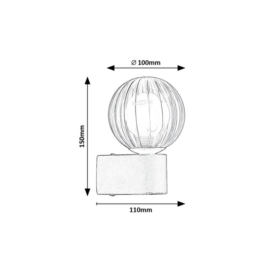 Rabalux - Outdoor wall light 1xG9/3,5W/230V IP44