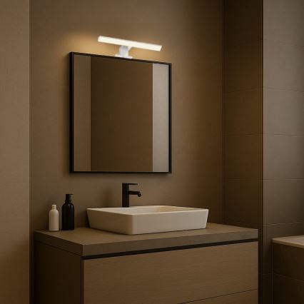 Rabalux - LED Bathroom Mirror Light 6W/230V IP44 30 cm Polished Chrome