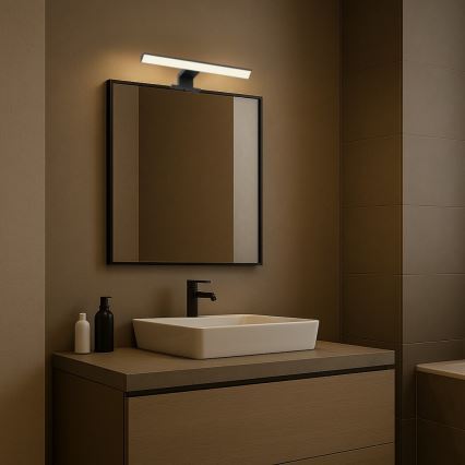 Rabalux - LED Mirror Light for Bathroom, 6W/230V, IP44, 30 cm, Black