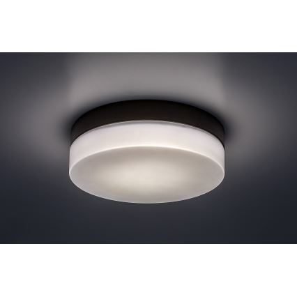 Rabalux - LED Bathroom ceiling light LED/18W/230V IP44 4000K d. 28 cm black