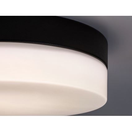 Rabalux - LED Bathroom ceiling light LED/18W/230V IP44 4000K d. 28 cm black