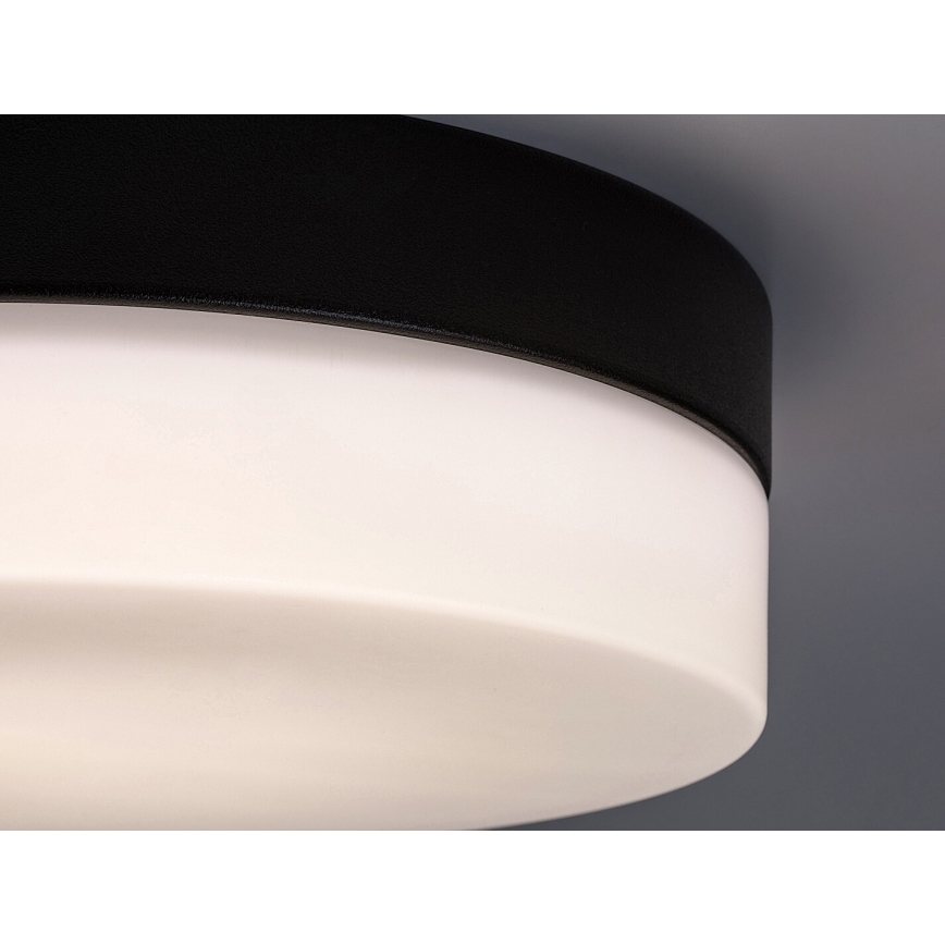 Rabalux - LED Bathroom ceiling light LED/18W/230V IP44 4000K d. 28 cm black