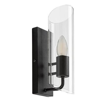 Rabalux - Bathroom wall light 1xE14/12W/230V IP44 black