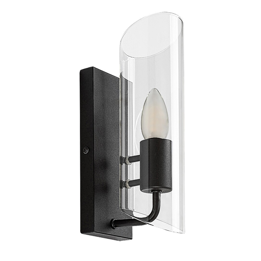Rabalux - Bathroom wall light 1xE14/12W/230V IP44 black