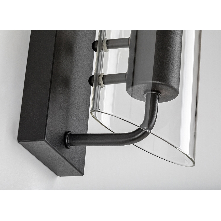 Rabalux - Bathroom wall light 1xE14/12W/230V IP44 black