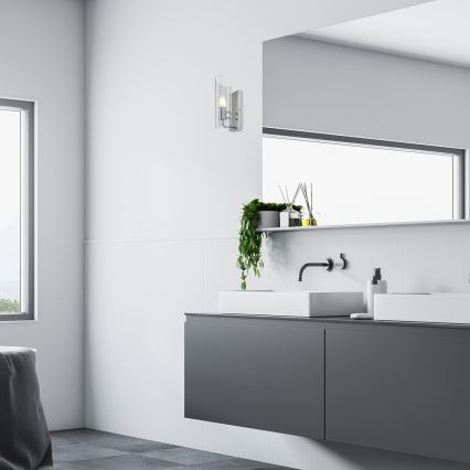 Rabalux - Bathroom wall light 1xE14/12W/230V IP44 shiny chrome