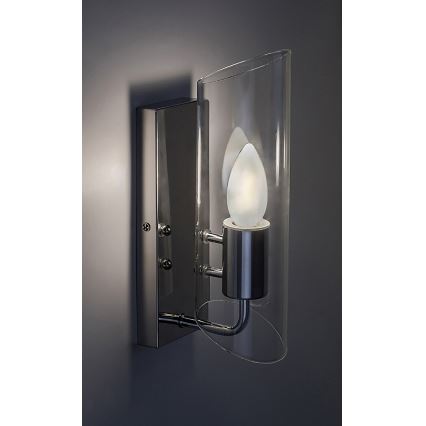 Rabalux - Bathroom wall light 1xE14/12W/230V IP44 shiny chrome