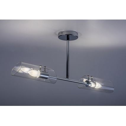 Rabalux - Bathroom chandelier on a pole 2xE14/12W/230V IP44 shiny chrome