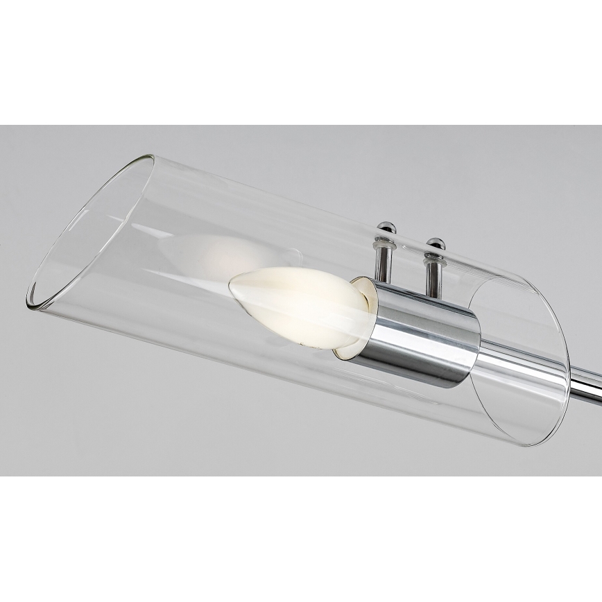Rabalux - Bathroom chandelier on a pole 2xE14/12W/230V IP44 shiny chrome