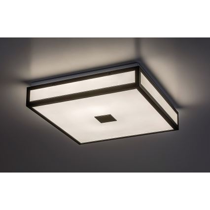 Rabalux - LED Bathroom Ceiling Light LED/18W/230V IP44 Black 30x30 cm