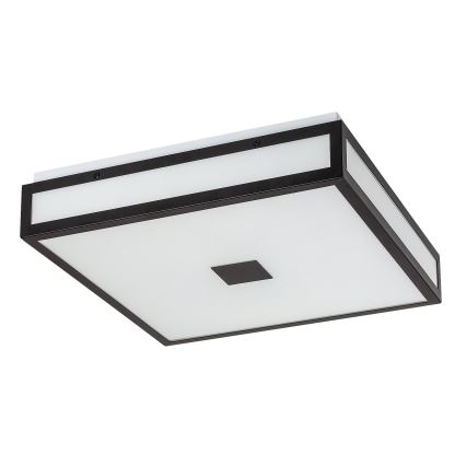 Rabalux - LED Bathroom Ceiling Light LED/18W/230V IP44 Black 30x30 cm